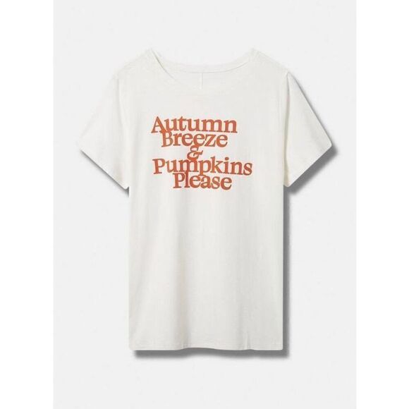 Torrid Autumn Vintage Cotton Crew Neck Tee (Sz 1) - Picture 1 of 6